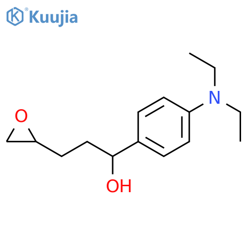 2-Oxiranepropanol, α-[4-(diethylamino)phenyl]- structure