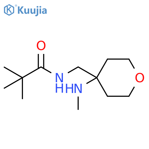 Propanamide, 2,2-dimethyl-N-[[tetrahydro-4-(methylamino)-2H-pyran-4-yl]methyl]- structure
