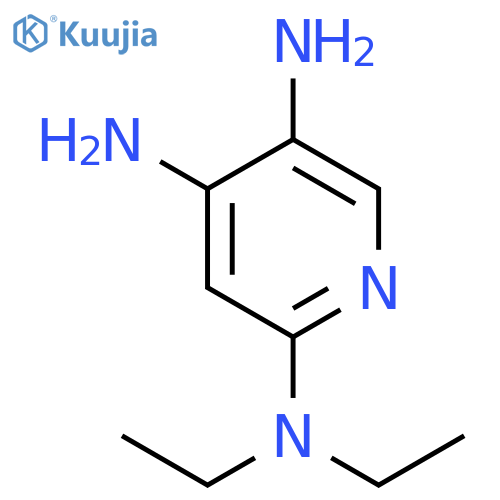 2,4,5-Pyridinetriamine, N2,N2-diethyl- structure