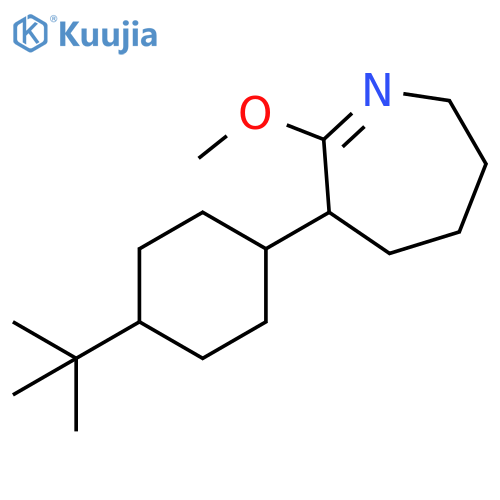 2H-Azepine, 6-[4-(1,1-dimethylethyl)cyclohexyl]-3,4,5,6-tetrahydro-7-methoxy- structure