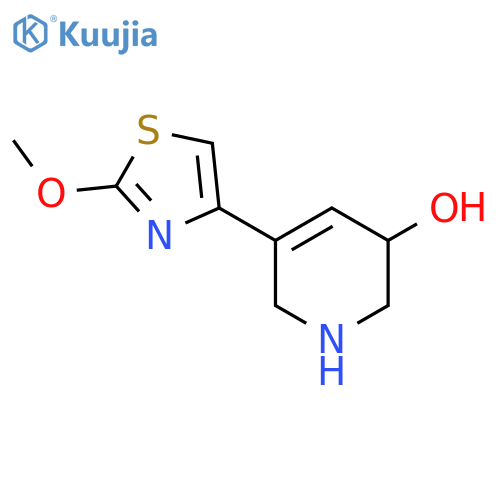 5-(2-Methoxy-1,3-thiazol-4-yl)-1,2,3,6-tetrahydropyridin-3-ol structure