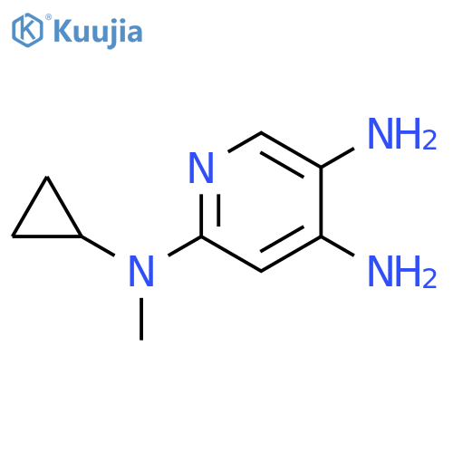 2,4,5-Pyridinetriamine, N2-cyclopropyl-N2-methyl- structure