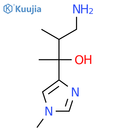 1H-Imidazole-4-methanol, α-(2-amino-1-methylethyl)-α,1-dimethyl- structure