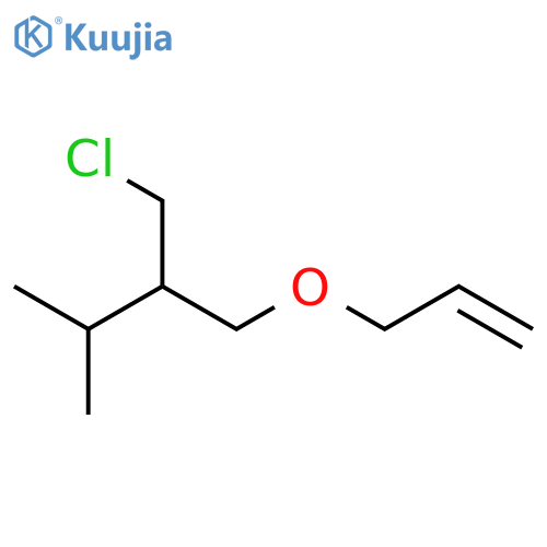 Butane, 2-(chloromethyl)-3-methyl-1-(2-propen-1-yloxy)- structure