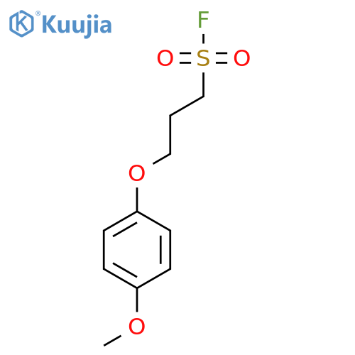 3-(4-Methoxyphenoxy)propane-1-sulfonyl fluoride structure