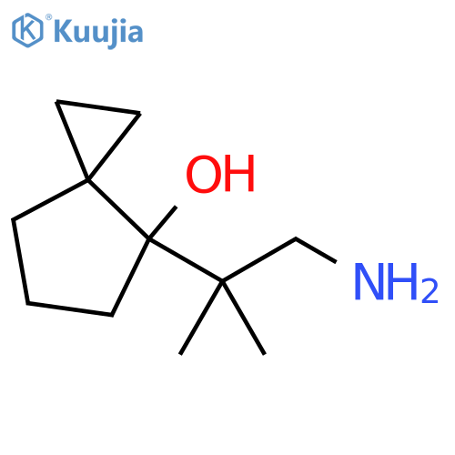 Spiro[2.4]heptan-4-ol, 4-(2-amino-1,1-dimethylethyl)- structure
