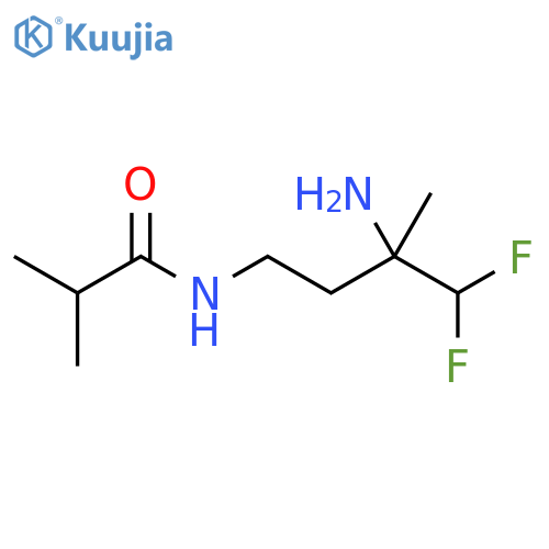 Propanamide, N-(3-amino-4,4-difluoro-3-methylbutyl)-2-methyl- structure