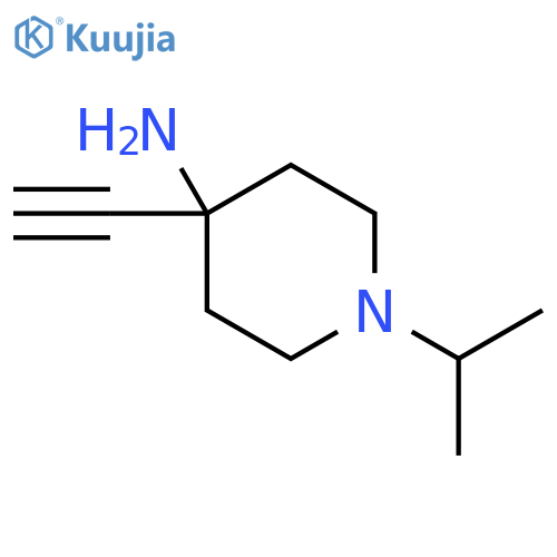 4-Piperidinamine, 4-ethynyl-1-(1-methylethyl)- structure