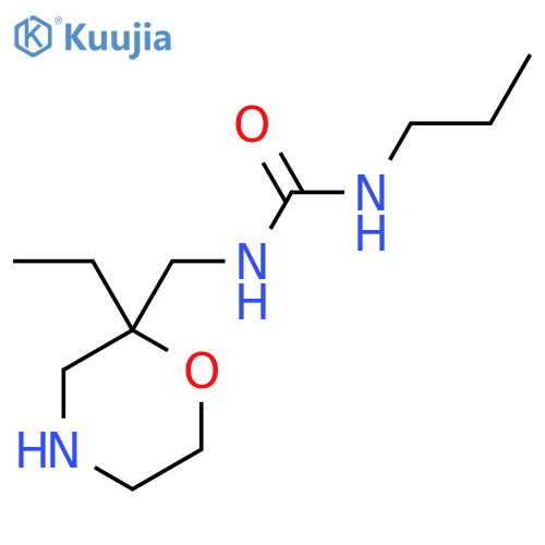1-[(2-Ethylmorpholin-2-yl)methyl]-3-propylurea structure