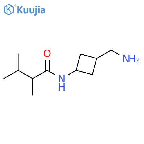 Butanamide, N-[3-(aminomethyl)cyclobutyl]-2,3-dimethyl- structure