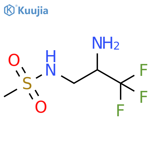 Methanesulfonamide, N-(2-amino-3,3,3-trifluoropropyl)- structure