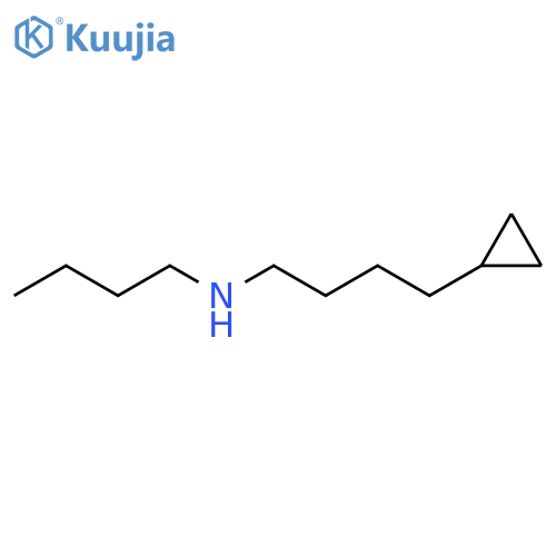Cyclopropanebutanamine, N-butyl- structure