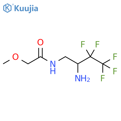 Acetamide, N-(2-amino-3,3,4,4,4-pentafluorobutyl)-2-methoxy- structure