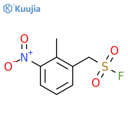 (2-Methyl-3-nitrophenyl)methanesulfonyl fluoride structure
