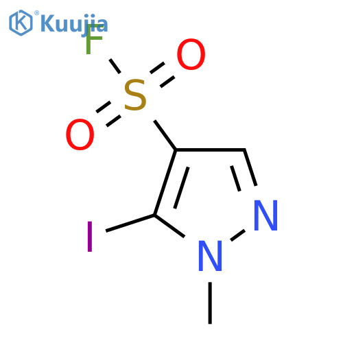 5-iodo-1-methyl-1H-pyrazole-4-sulfonyl fluoride structure