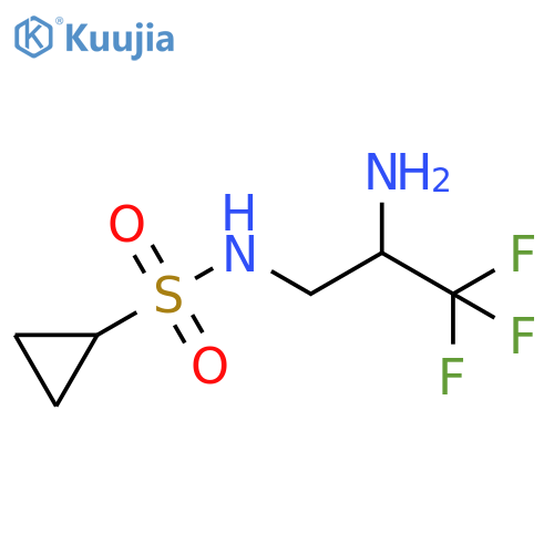 Cyclopropanesulfonamide, N-(2-amino-3,3,3-trifluoropropyl)- structure