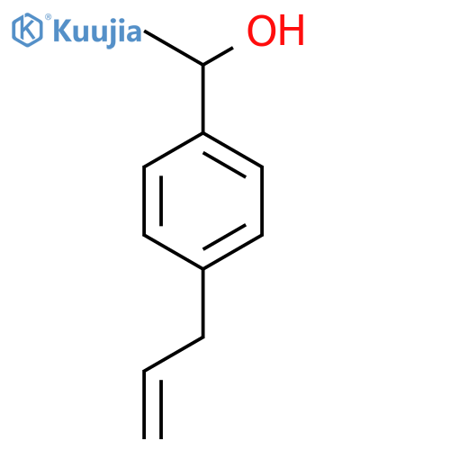 1-(4-Prop-2-enylphenyl)ethanol structure