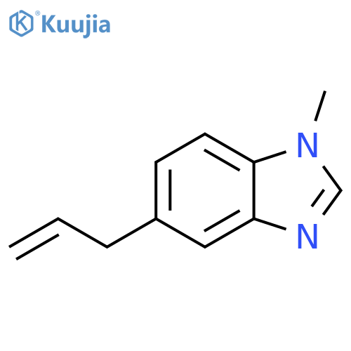 1H-Benzimidazole, 1-methyl-5-(2-propen-1-yl)- structure