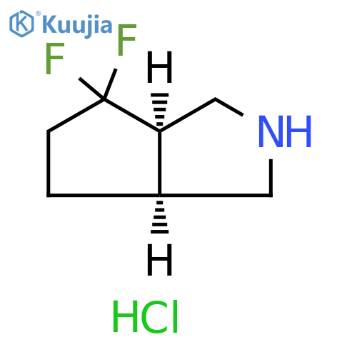 rac-(3aR,6aS)-4,4-difluoro-octahydrocyclopenta[c]pyrrole hydrochloride, cis structure
