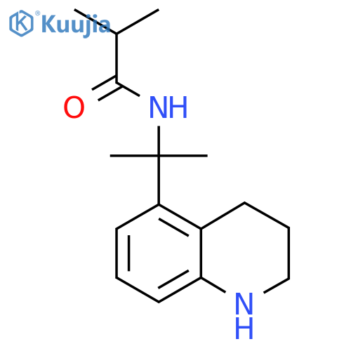 2-methyl-N-2-(1,2,3,4-tetrahydroquinolin-5-yl)propan-2-ylpropanamide structure