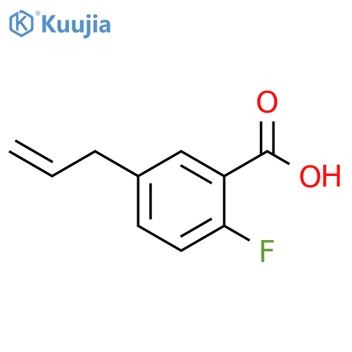 Benzoic acid, 2-fluoro-5-(2-propen-1-yl)- structure