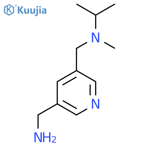 3,5-Pyridinedimethanamine, N3-methyl-N3-(1-methylethyl)- structure