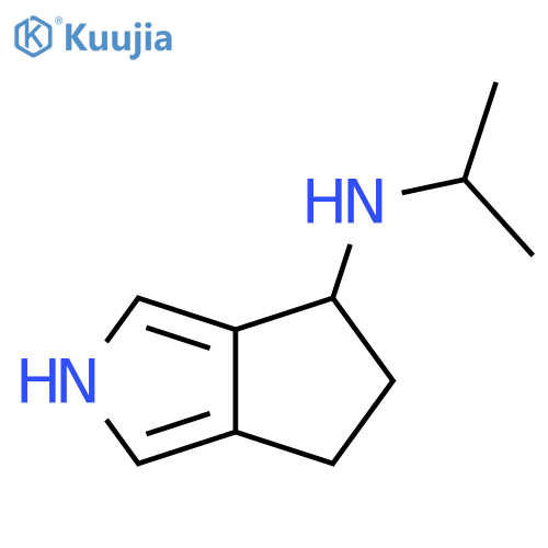 Cyclopenta[c]pyrrol-4-amine, 2,4,5,6-tetrahydro-N-(1-methylethyl)- structure