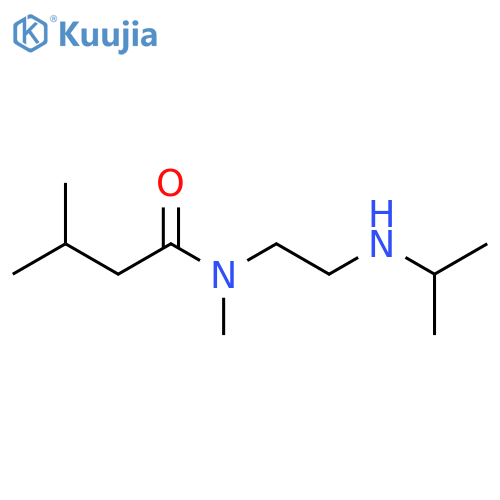 Butanamide, N,3-dimethyl-N-[2-[(1-methylethyl)amino]ethyl]- structure