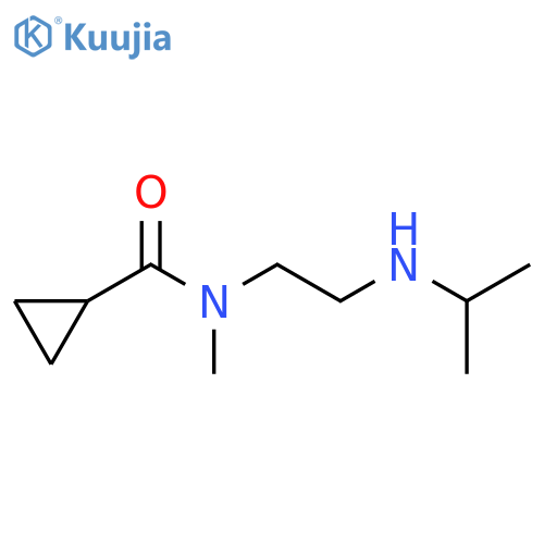 Cyclopropanecarboxamide, N-methyl-N-[2-[(1-methylethyl)amino]ethyl]- structure