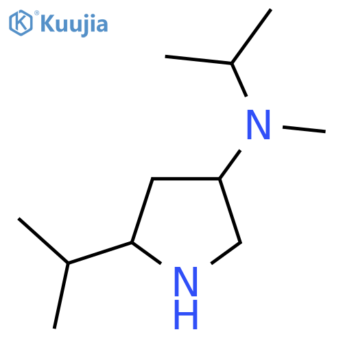 N-methyl-N,5-bis(propan-2-yl)pyrrolidin-3-amine structure