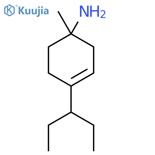 1-Methyl-4-(pentan-3-yl)cyclohex-3-en-1-amine structure