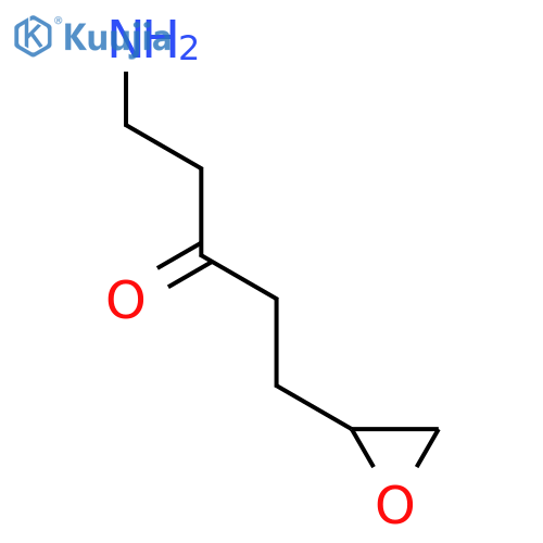 1-Amino-5-(oxiran-2-yl)pentan-3-one structure