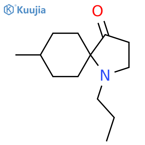 8-Methyl-1-propyl-1-azaspiro[4.5]decan-4-one structure