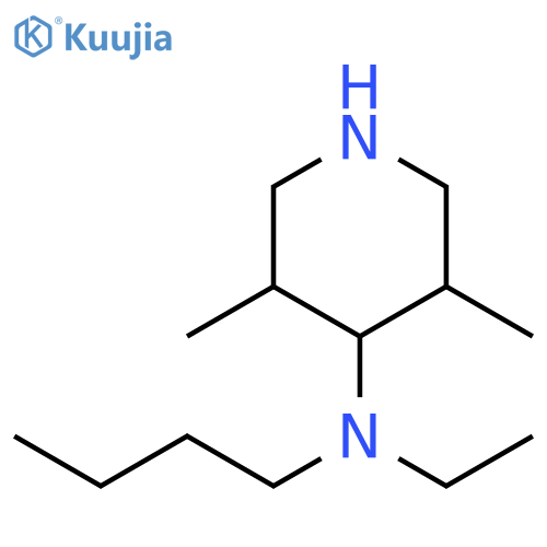 4-Piperidinamine, N-butyl-N-ethyl-3,5-dimethyl- structure