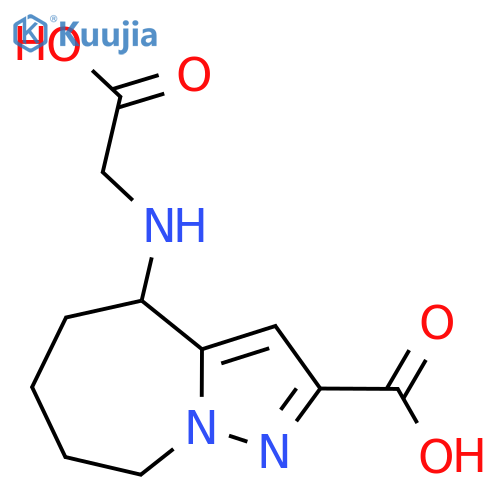4-(carboxymethyl)amino-4H,5H,6H,7H,8H-pyrazolo1,5-aazepine-2-carboxylic acid structure