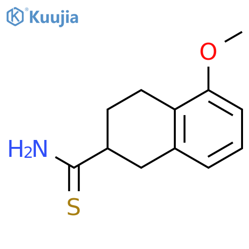 2-Naphthalenecarbothioamide, 1,2,3,4-tetrahydro-5-methoxy- structure
