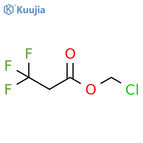 Propanoic acid, 3,3,3-trifluoro-, chloromethyl ester structure