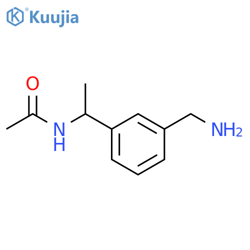Acetamide, N-[1-[3-(aminomethyl)phenyl]ethyl]- structure