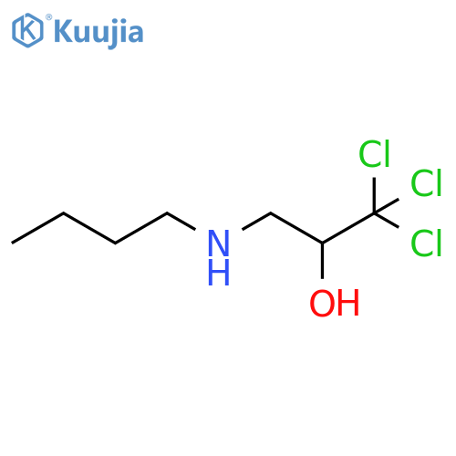 2-Propanol, 3-(butylamino)-1,1,1-trichloro- structure