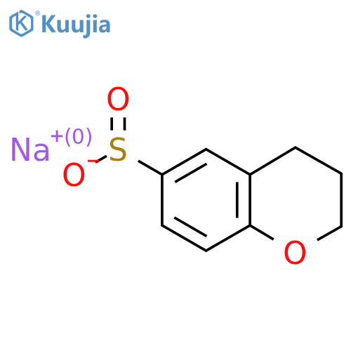 sodium 3,4-dihydro-2H-1-benzopyran-6-sulfinate structure