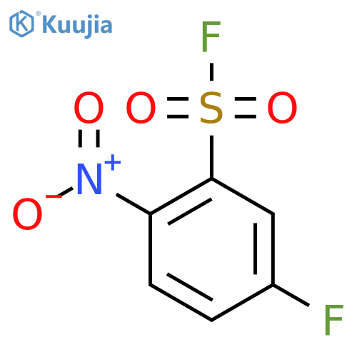 5-Fluoro-2-nitrobenzene-1-sulfonyl fluoride structure