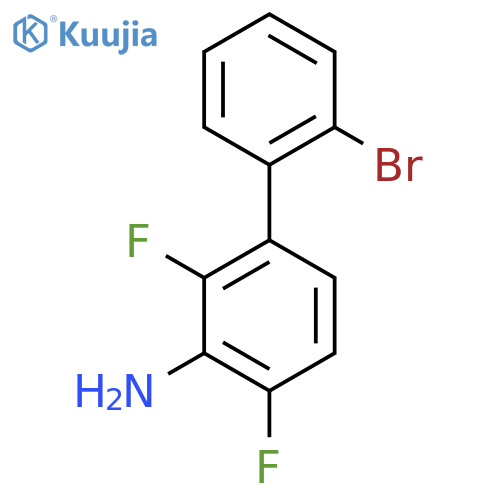 3-(2-Bromophenyl)-2,6-difluoroaniline structure