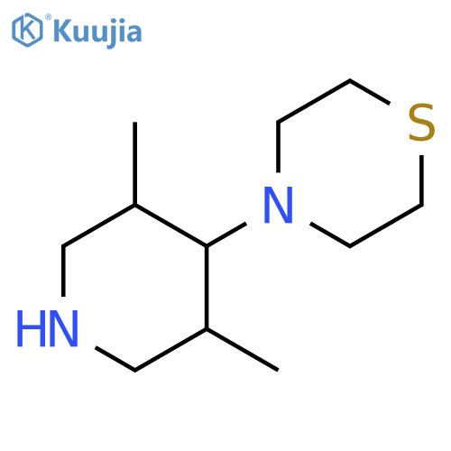 Thiomorpholine, 4-(3,5-dimethyl-4-piperidinyl)- structure