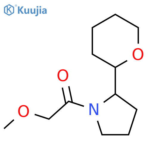 2-methoxy-1-2-(oxan-2-yl)pyrrolidin-1-ylethan-1-one structure
