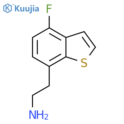 Benzo[b]thiophene-7-ethanamine, 4-fluoro- structure