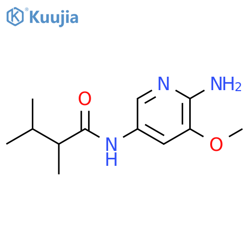 Butanamide, N-(6-amino-5-methoxy-3-pyridinyl)-2,3-dimethyl- structure