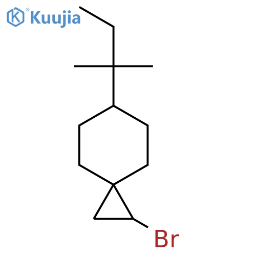 1-bromo-6-(2-methylbutan-2-yl)spiro2.5octane structure