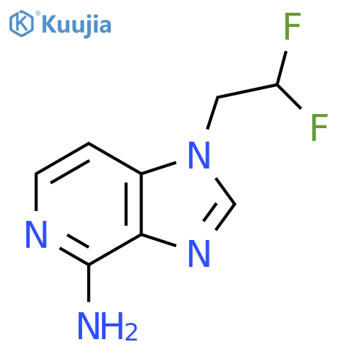 1H-Imidazo[4,5-c]pyridin-4-amine, 1-(2,2-difluoroethyl)- structure