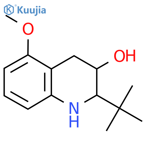 2-Tert-butyl-5-methoxy-1,2,3,4-tetrahydroquinolin-3-ol structure