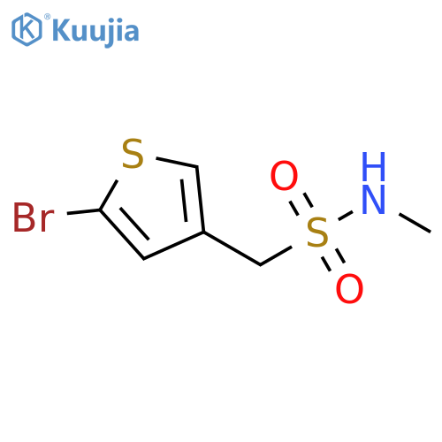 3-Thiophenemethanesulfonamide, 5-bromo-N-methyl- structure